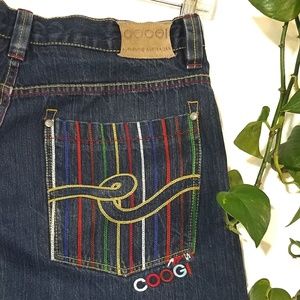 COOGI Men's Straight Jeans 40W/34L